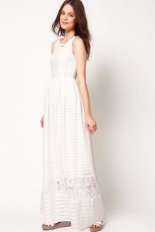 Paul By Paul Smith Paul By Paul Smith Lace Detail Maxi Dress - Lyst