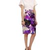 Prabal Gurung Exclusive Printed Woolsilk Pencil Skirt in Purple (purple multi) - Lyst