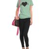 Rodarte Heart Tshirt in Green - Lyst