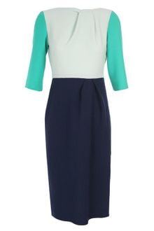 Roksanda Ilincic Tritone Crepe Wool Dress - Lyst