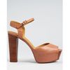 See By Chloé Sandals East Village High Heel in Orange (papaya) - Lyst