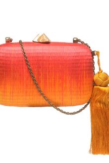 Serpui Marie Marrakesh Woven Straw Minaudière - Lyst