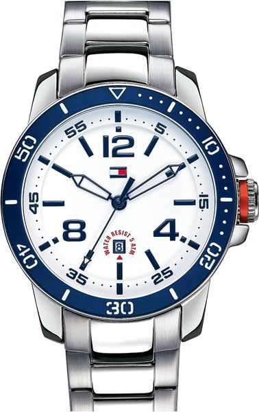 Tommy Hilfiger Round Bracelet Watch in Silver for Men - Lyst