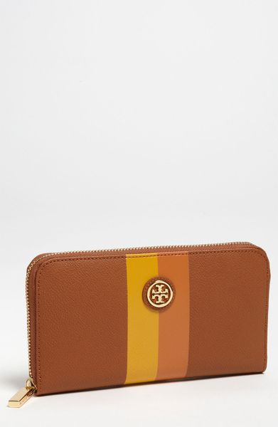 Tory Burch Roslyn Continental Wallet in Brown (luggage multi) - Lyst