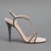 Valentino Glitter Sandal in Silver - Lyst