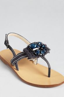 Vera Wang Lavender Sandals Robbie Flat - Lyst