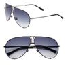 Yves Saint Laurent Logo Accented Metal Aviator Sunglasses in Black for Men - Lyst