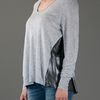 3.1 Phillip Lim Metallic Insert Top in Gray (grey) - Lyst