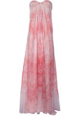 Alexander McQueen Strapless Dress