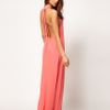 Asos Collection Asos Maxi Dress with Triple Strap Back Detail in Pink (coral) - Lyst