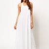 Asos Collection Asos Maxi Dress with Triple Strap Back Detail in Pink (coral) - Lyst