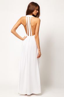 ASOS Collection Asos Maxi Dress with Triple Strap Back Detail - Lyst