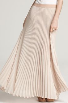 BCBGMAXAZRIA Skirt Estel Sunburst Pleated Maxi - Lyst