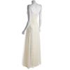 Bcbgmaxazria Off White Floral Mesh Tulle Moriza Long Dress in White - Lyst