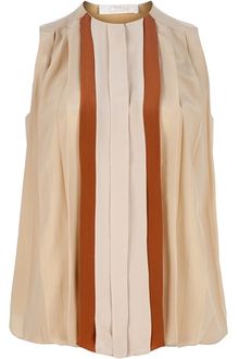Chloé Pleated Blouse - Lyst