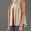 Chloé Pleated Blouse in Beige (nude) - Lyst