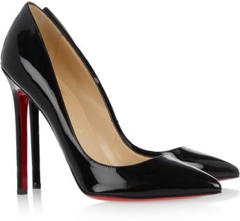 Christian Louboutin Pigalle 100 Patentleather Pumps - Lyst
