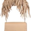 Christian Louboutin Artemis Fringed Leather Shoulder Bag in Beige (nude) - Lyst