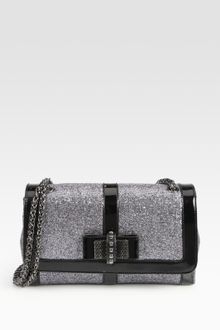 Christian Louboutin Sweet Charity Small Glitter Shoulder Bag - Lyst