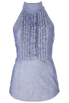 DSquared2 Cotton Halter Neck Top - Lyst