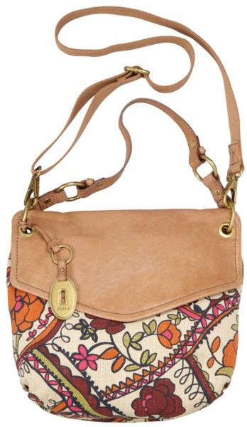 Fossil Modern Cargo Fabric Convertible Flap in Gray (multi) - Lyst