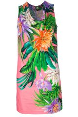 MSGM Floral Print Dress