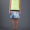Msgm Sleeveless Shift Dress in Blue (yellow) - Lyst
