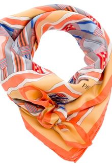 Pierre Balmain Vintage Patterned Scarf - Lyst