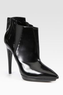 Pierre Hardy Fin Leather Platform Ankle Boots - Lyst