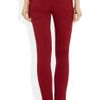 Rag & Bone Highrise Skinny Jeans in Red - Lyst