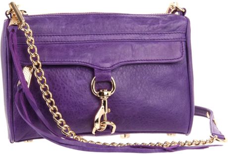 Rebecca Minkoff  Mini Mac H652i01c Clutch in Purple (violet) - Lyst