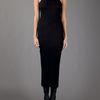 Rick Owens Fitted Maxi Dress in Black - Lyst