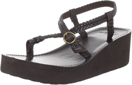 Roxy Roxy Womens Dominica Ankle Strap Sandal in Brown - Lyst