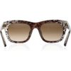 Valentino Dframe Laceprint Acetate Sunglasses in Black - Lyst