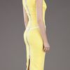 Victoria Beckham Basket Weave Banded Dress in Yellow (lemon) - Lyst