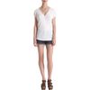 Vince Double Vee Tee in White - Lyst