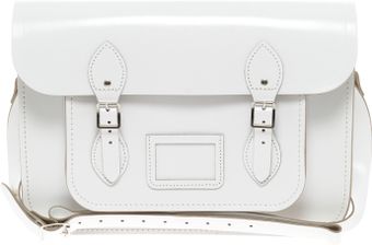Cambridge Satchel Company Cambridge Satchel Company 14 Patent White Satchel - Lyst