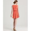 Cynthia Steffe Printed Dress Liv Ruffle Front in Orange (hibiscus) - Lyst