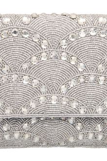Dune Ellis Beaded and Diamante Clutch Bag - Lyst