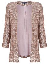 French Connection Fast Mini Sequins Jacket