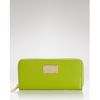 Michael Kors Jet Set Zip Around Continental Wallet  in Green (lime) - Lyst