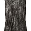 Reed Krakoff Pailletteembellished Tulle and Woolblend Top in Black - Lyst