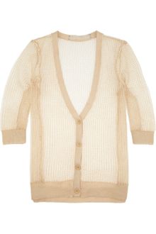 Reed Krakoff Openknit Cottonblend Cardigan - Lyst