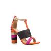 Zara Woven Thong Sandal in Multicolor (two-tone) - Lyst