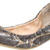 Boutique 9 Boutique 9 Womens Augustina Ballet Flat in Gray (black gold snake) - Lyst