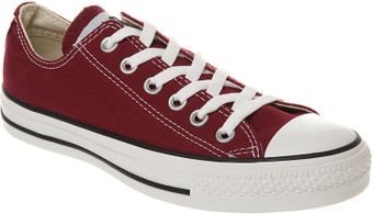 Converse All Star Ox Low Maroon Canvas - Lyst