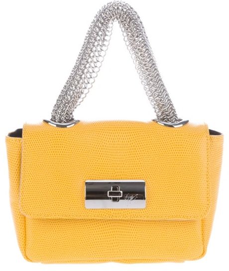 Giuseppe Zanotti Shoulder Bag in Yellow - Lyst