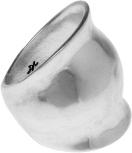 Kenneth Cole Silver Tone Sculptural Ring in Silver - Lyst