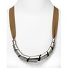 Marc By Marc Jacobs Metal Ribbons Big Twist Necklace in Black (hematite) - Lyst