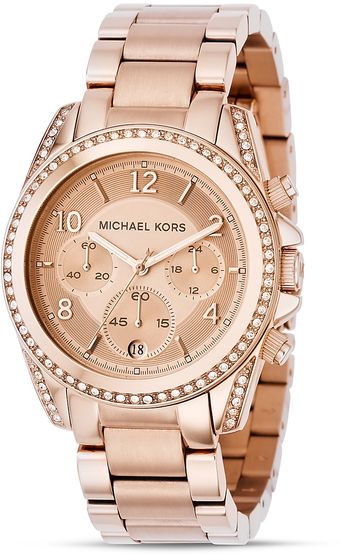 Michael Kors Michael Rose Gold Watch 39mm - Lyst